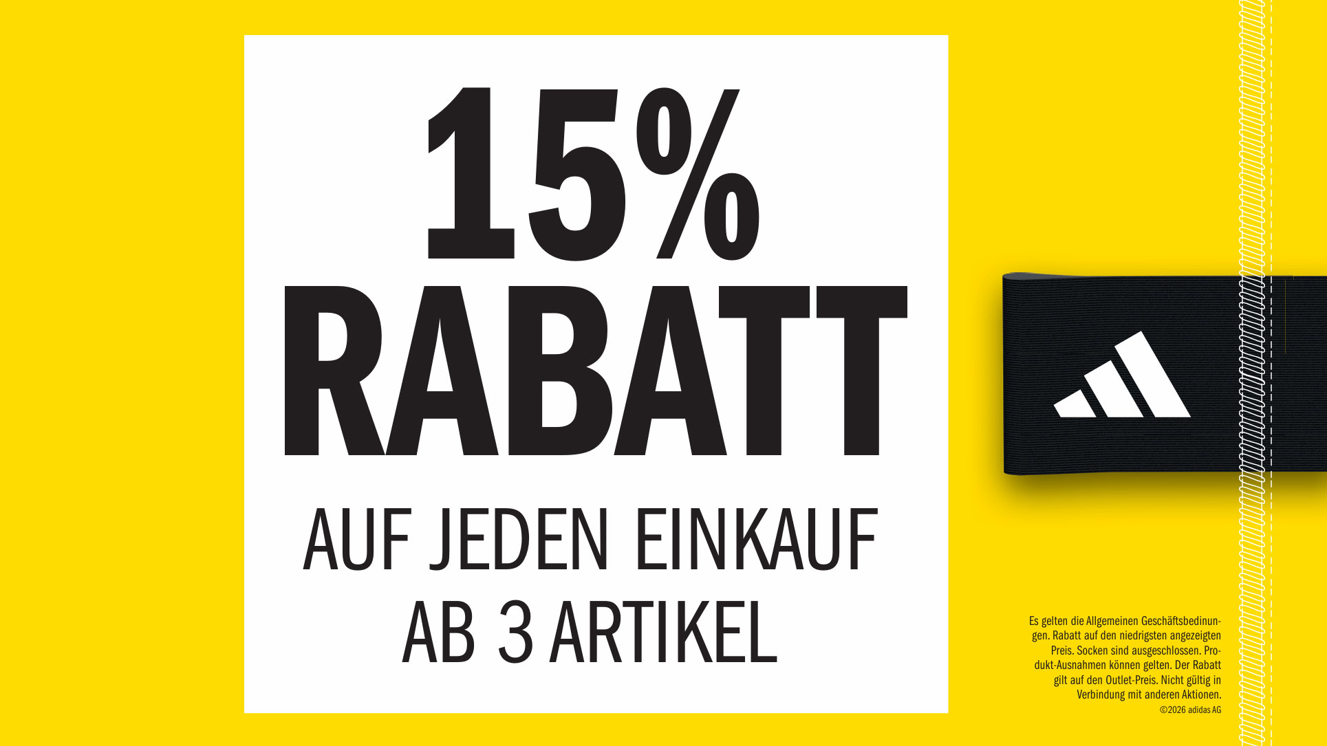 Adidas: Osterrabatt vom 30. März bis 12. April